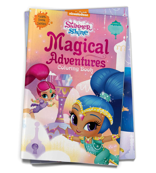 Magical Adventures: Giant Coloring Book for Kids (Shimmer & Shine) book cover