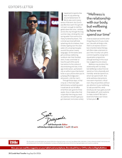Conde Nast Traveller - Aug - Sep - Oct 2026 - Don't Try This At Home + Destination Wedding Guide -The Indian Craft Edition