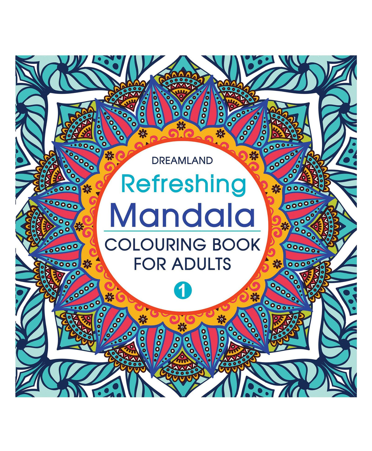 Refreshing Mandala – Colouring Book for Adults Book 1 | Intricate Mandala Designs for Mindfulness, Relaxation & Creativity | High Quality Paper for Pens, Pencils & Markers