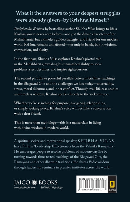 Icons of the Mahabharata – Book 1: Undefeatable Krishna: The Supreme Strategist’s Timeless Wisdom for Navigating Modern Life