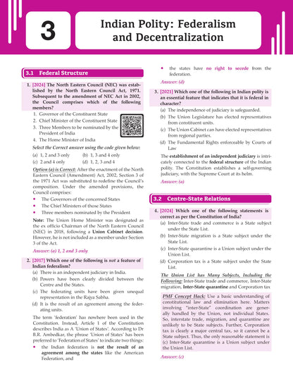 PMF IAS UPSC Civil Services Prelims: 32 Years’ Topic-wise Solved PYQs (1995–2026) – General Studies (GS)