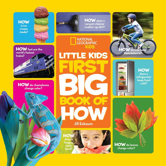 National Geographic Little Kids First Big Book of How by JILL ESBAUM (Author) book cover