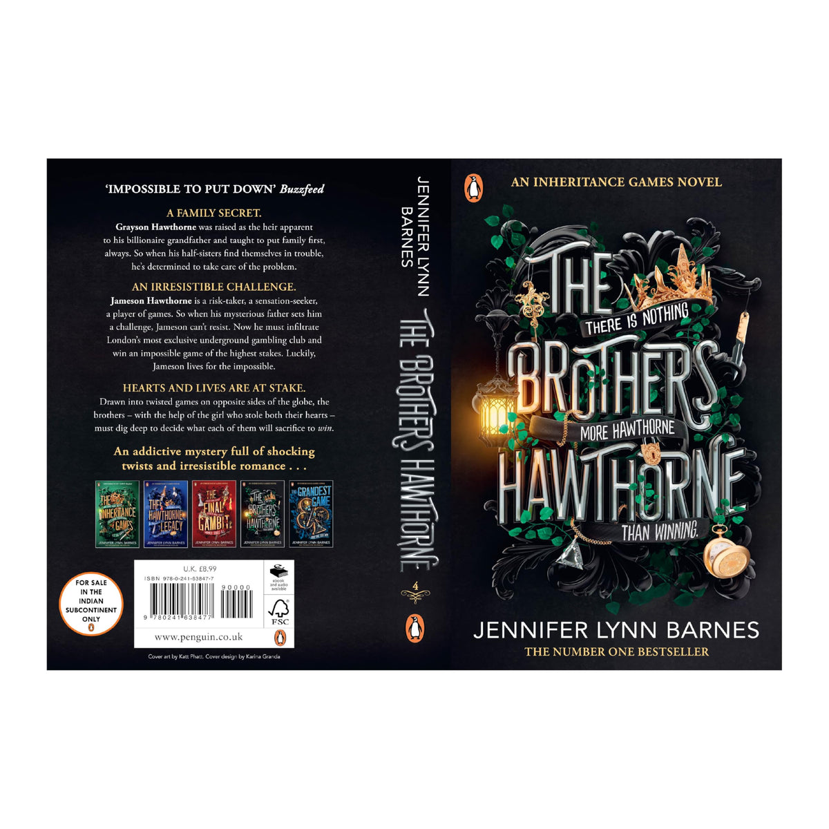 The Brothers Hawthorne: International YA Mystery Bestseller | Explosive Thriller of Family Secrets, Romance & High-Stakes Games in the Inheritance ... twisty thriller and TikTok sensation