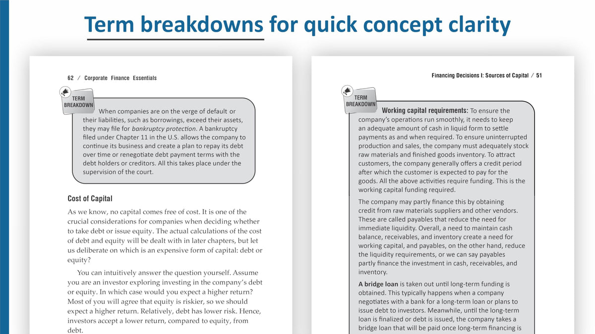 Corporate Finance Essentials You Always Wanted to Know: Capital Structure, Capital Budgeting, Working Capital & Financial Forecasting Self-Learning Management