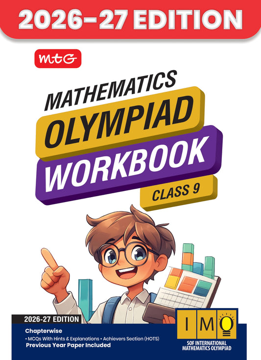 MTG International Mathematics Olympiad (IMO) Workbook Class 9 - Chapter-wise MCQs with Achievers Section - SOF Olympiad Books For 2026-27 Exam