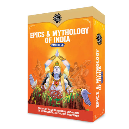 Epics & Mythology Pack of 25 | Indian Mythology, History & Folktales | Cultural Stories for Kids & Adults | Illustrated Comic Books | Amar Chitra Katha