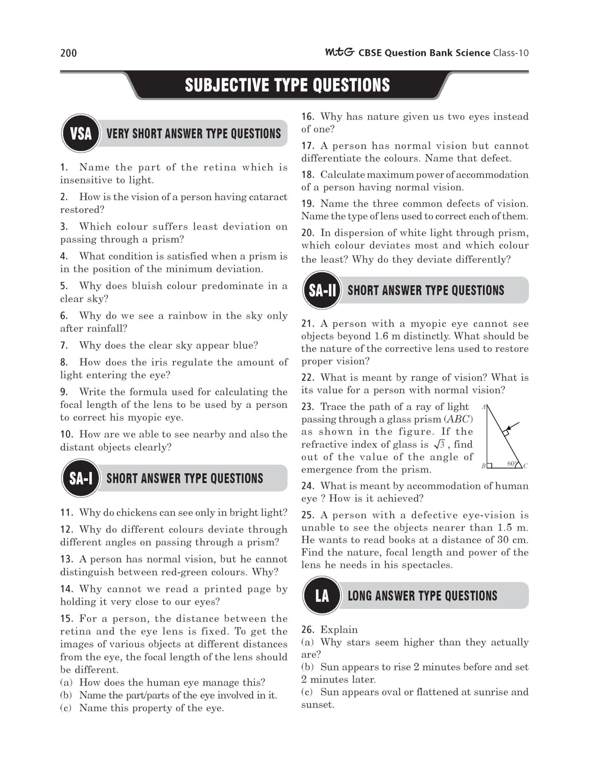 MTG CBSE Class 10 Chapterwise Question Bank Science For 2027 Board Exam | Based on Latest CBSE Syllabus with 1500+ Questions