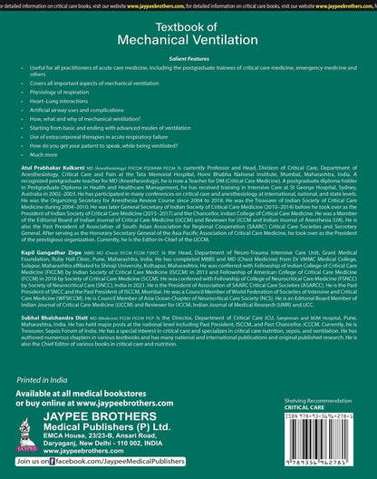 TEXTBOOK OF MECHANICAL VENTILATION