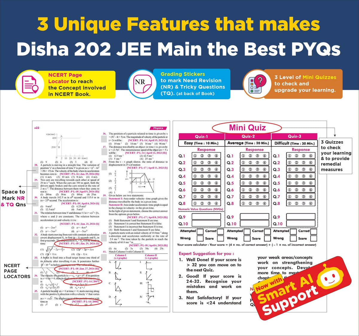 Disha Errorless 39 Years NTA NEET (UG) Chapter-wise & Topic-wise Chemistry NEET PYQ Book (2026 - 1988) 21st Edn | NEET Previous Year Solved Papers for 2027 Exam with 2026 Cancelled & Retest Paper