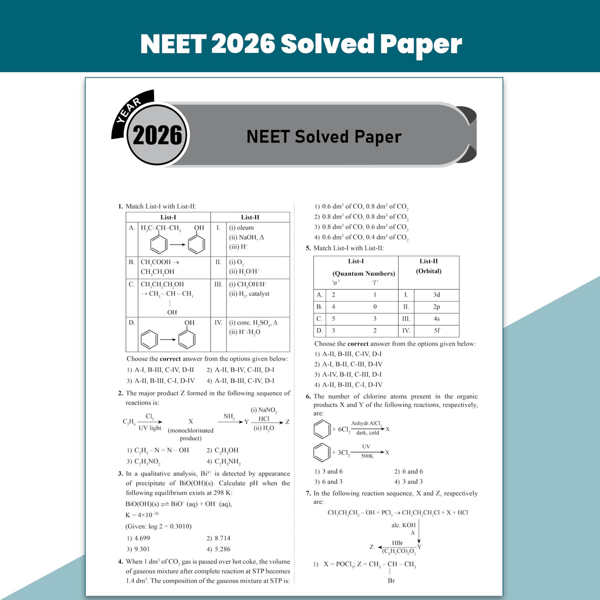 PW Objective NCERT Punch 5.0 Chemistry For NEET 2027 By Pankaj Sijairya l Updated with Most Probable NEET Potential Questions (NPQ) For End Time Preparation