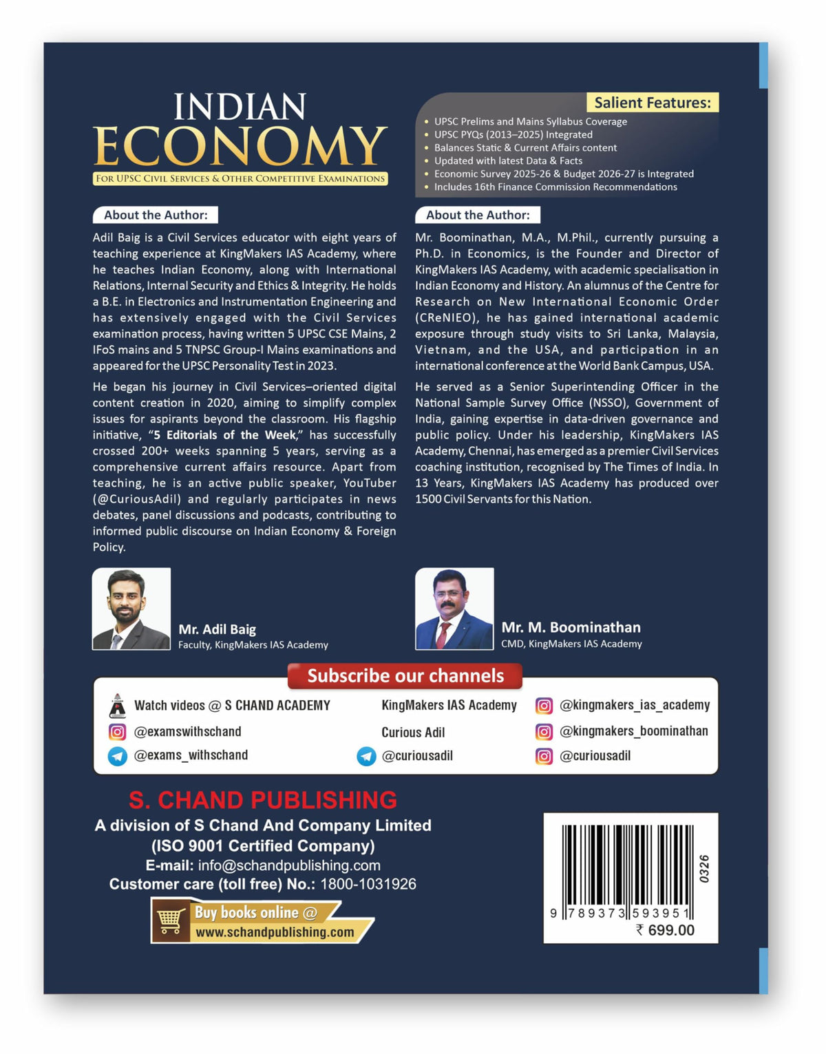 Indian Economy Book 2026 - 2027 for UPSC Civil Services Exam & State PSC Competitive Exams (Prelims + Mains) JAIIB/CAIIB | PYQ Previous Year Question | Taxation, Public Finance, Budget/Economic Survey