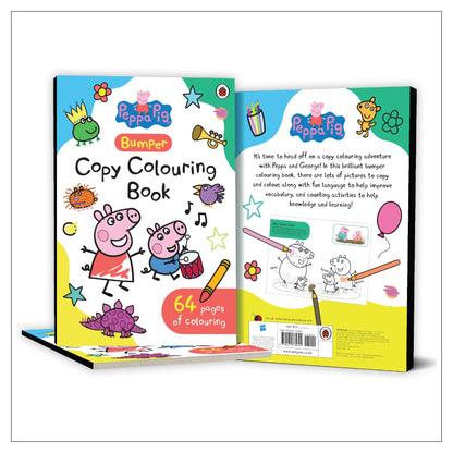 Peppa Pig: Bumper Copy Colouring Book - 64 Copy Colouring Activity Book