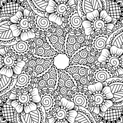 Refreshing Mandala Colouring Book for Adults Book 3 | Intricate Mandala Designs for Mindfulness, Relaxation & Creativity | High Quality Paper for Pens, Pencils & Markers