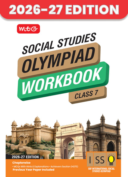 MTG International Social-Studies Olympiad (ISSO) Workbook Class 7 - Chapter-wise MCQs with Achievers Section - SOF Olympiad Books For 2026-27 Exam