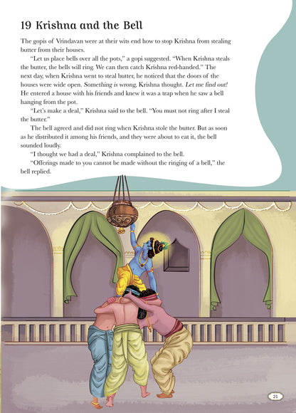 365 Krishna Stories: Tales of Lord Krishna’s Miracles, Wisdom & Devotion | Inspiring Hindu Stories for Kids & Families | Illustrated Storybook from the Bhagavad Gita & Puranas | Ages 8+
