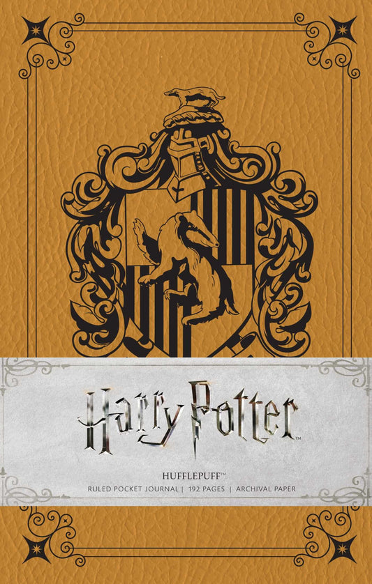 Harry Potter Hufflepuff Hardcover Ruled by Insight Collectibles book cover