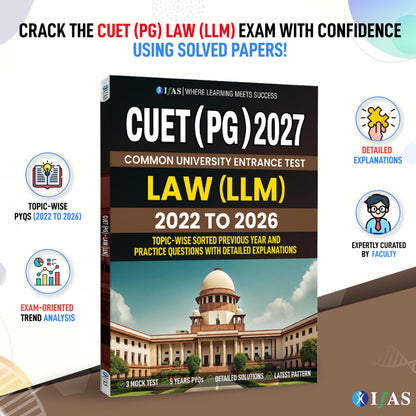 CUET PG Law Entrance Exam Books 2027 | Previous Year Papers (2022–2026) with 3 Mock Tests | CUET PG LLM PYQ Book with Detailed Solutions | Two Brothers Publications