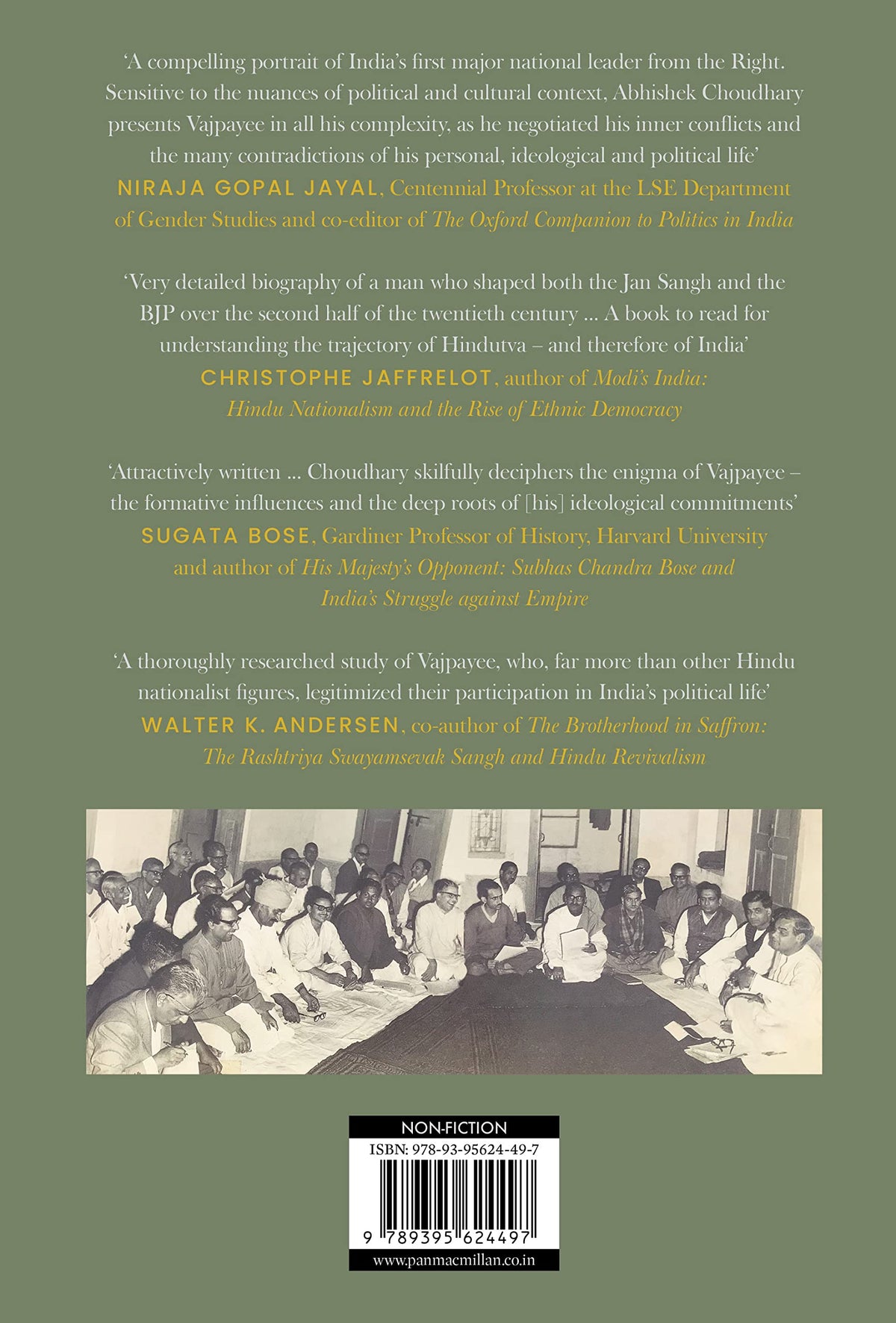 Vajpayee: The Ascent of the Hindu Right, 1924–1977 (Winner of the 2023 Tata Literature Live! First Book Award)
