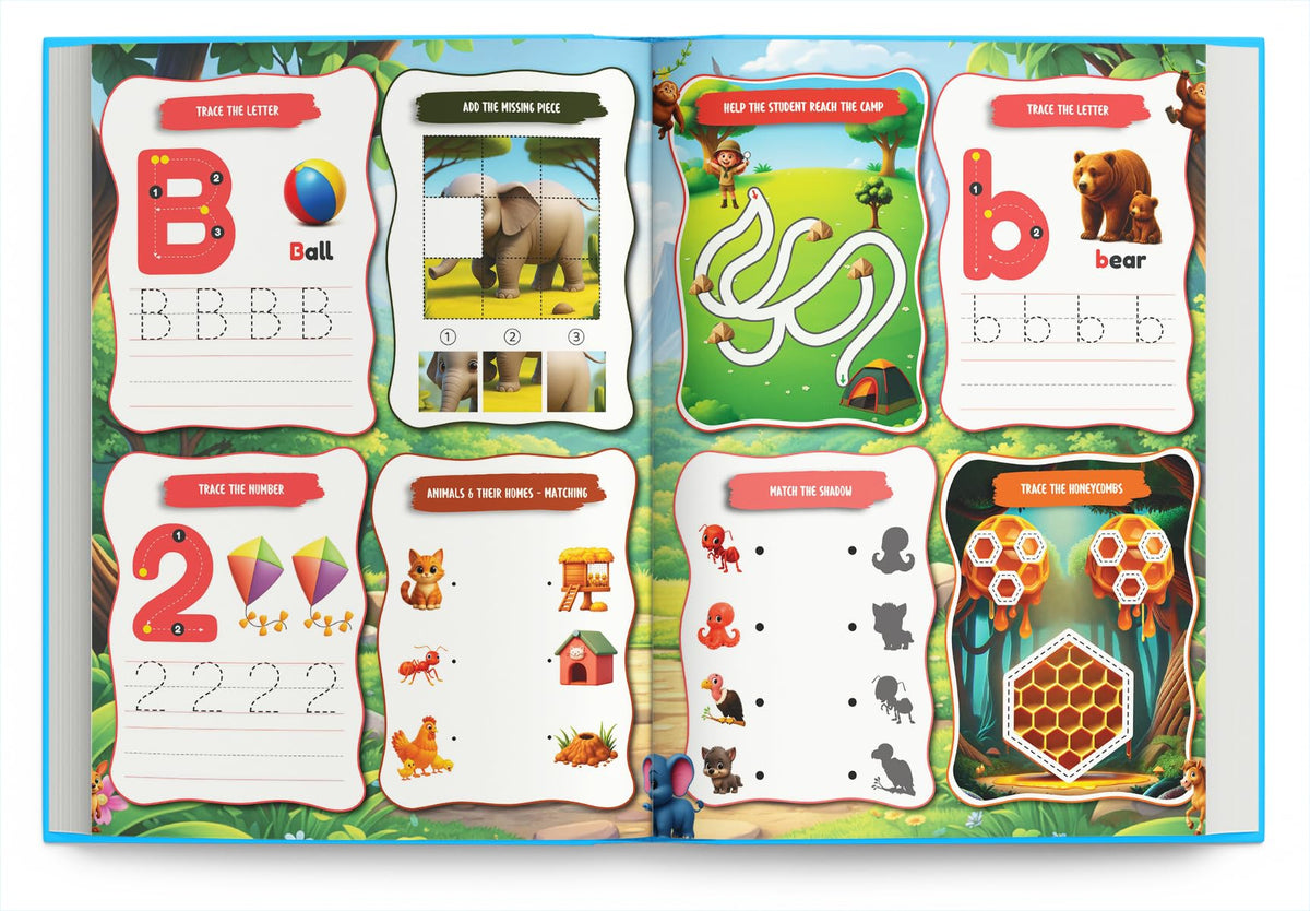 Activity Book for 4 Year Old | Best Selling 1001 Brain Booster Books for 4+ Year Old Children | Kids Activity Book - Puzzles, Mazes, Colouring, Dot-To-Dot, Matching, Seek & Find, Spot the Difference