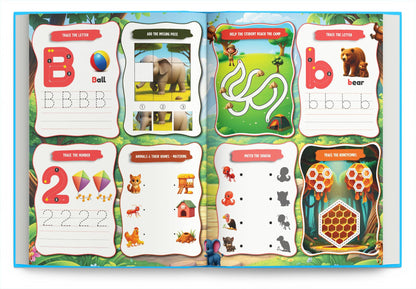 Activity Book for 4 Year Old | Best Selling 1001 Brain Booster Books for 4+ Year Old Children | Kids Activity Book - Puzzles, Mazes, Colouring, Dot-To-Dot, Matching, Seek & Find, Spot the Difference