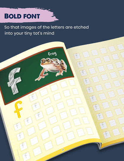 Blossom English Alphabet Writing Book for Kids | ABCD Small Letter Practice and Activities for Nursery Children | 104 Practise Boxes for each Letter [Paperback] Content Team at Target Publications