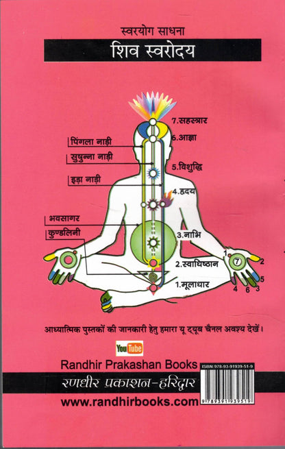 Shiv Swarodaya Ancient Science of Swar Yoga with Hindi Commentary | Traditional Yogic Breathing Knowledge Book | Swar Vigyan Granth | Shiva Yoga Philosophy and Spiritual Practice Guide