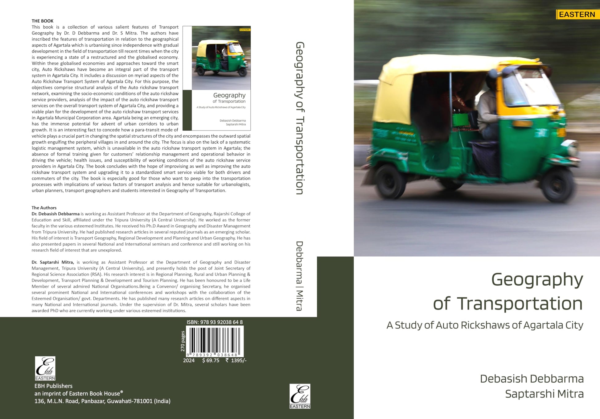 Geography of Transportataion A Study of Auto Rickshaws of Agartala City book cover