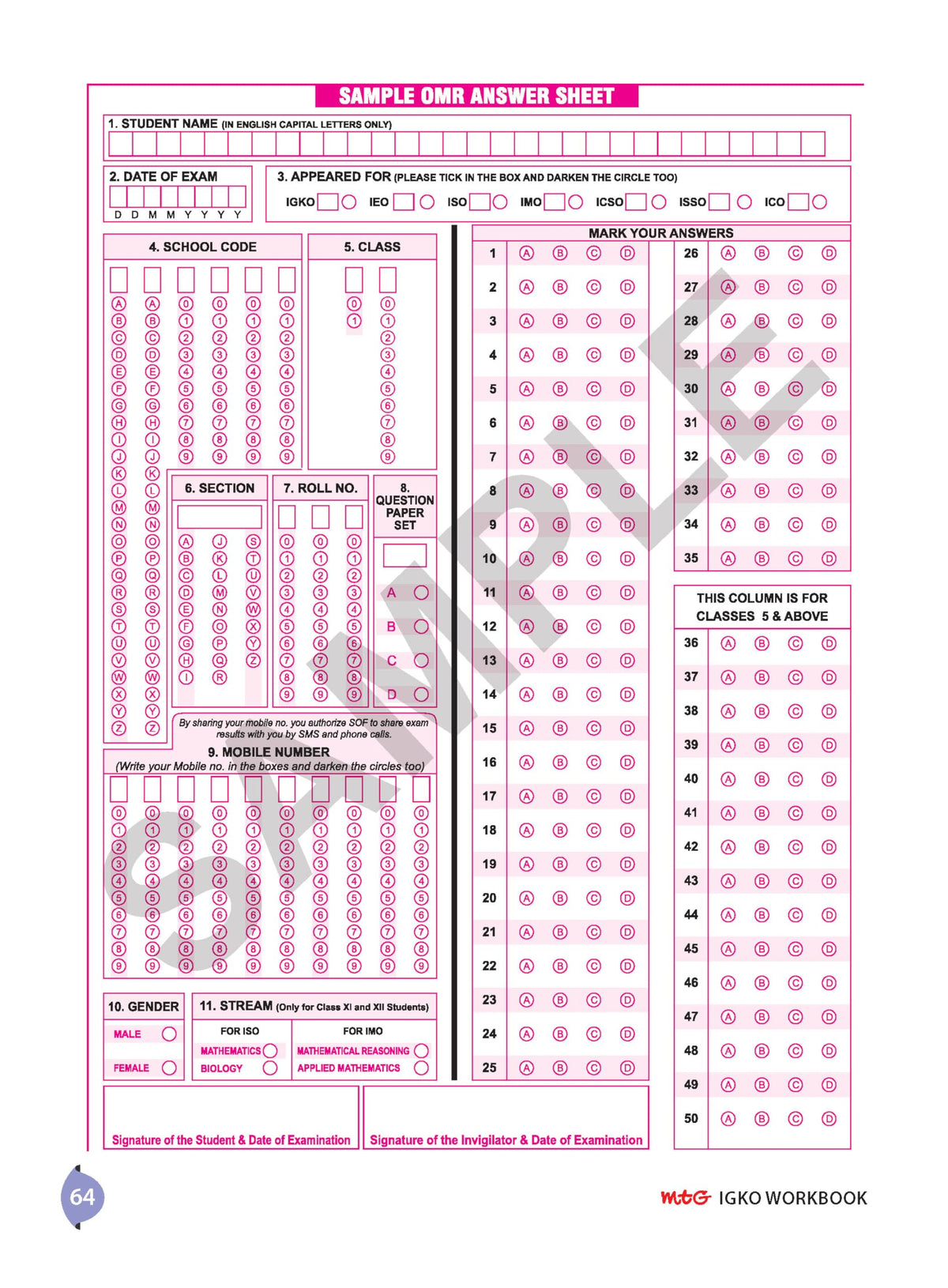 MTG International General Knowledge Olympiad (IGKO) Workbook Class 4 - Chapter-wise MCQs with Achievers Section - SOF Olympiad Books For 2026-27 Exam