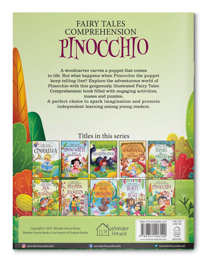 Fairy Tales Comprehension – Pinocchio A Classic Tale with Questions & Exercises | Develop Vocabulary & Reading Skills | Ages 5–8 | 2+ Hours of Literary Fun