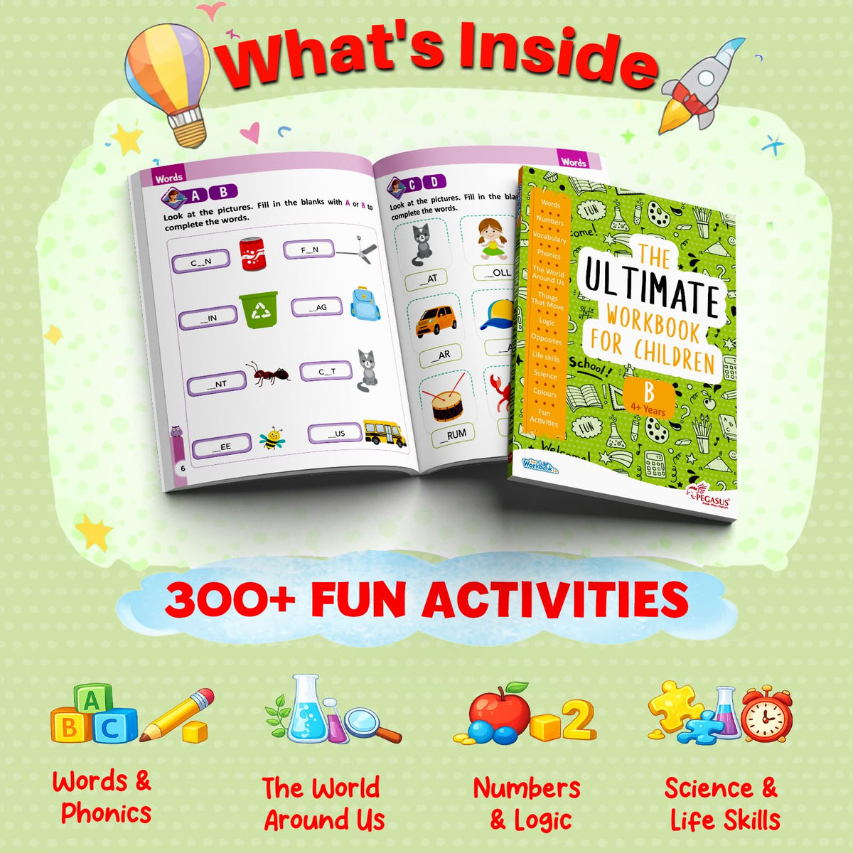 The Ultimate Workbook for Children 4-5 Years Old