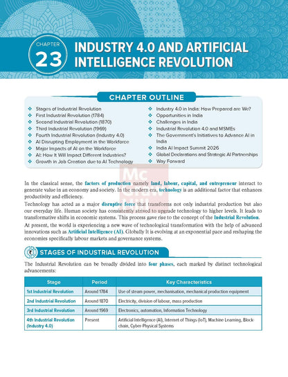 Indian Economy Courseware, 7e by IAS Nitin Singhania for UPSC 2026-27 | 16 Years' Prelims (2010-2025) & Mains PYQs (2021-2025) | 20+ Author Videos | 400+ Practice Questions | Full Colour eBook