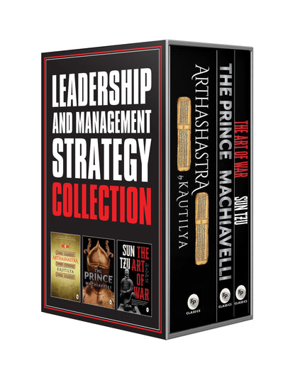Leadership & Management Strategy Collection (3 Book Set) | Leadership | Political Strategy | Gift Pack | Premium Paperback | The Prince | The Art Of War | Arthashastra & More