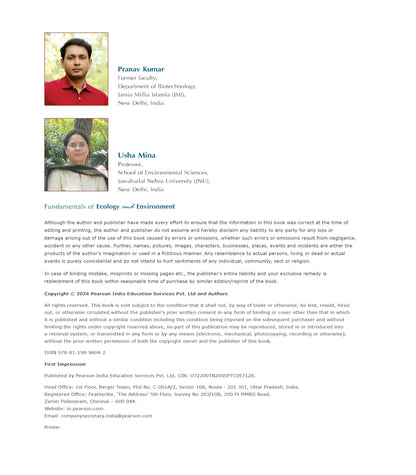 Pathfinder’s Fundamentals of Ecology and Environment, 4th Edition | Ecology’s basic principles and concepts | For UG & PG courses – Life Science & Competitive exams