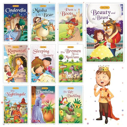 Set 40 Story Books| English Short Stories for 3+ | Cindrella,Rapunzel,Robinhood, Snow White,Pinocchio & Others