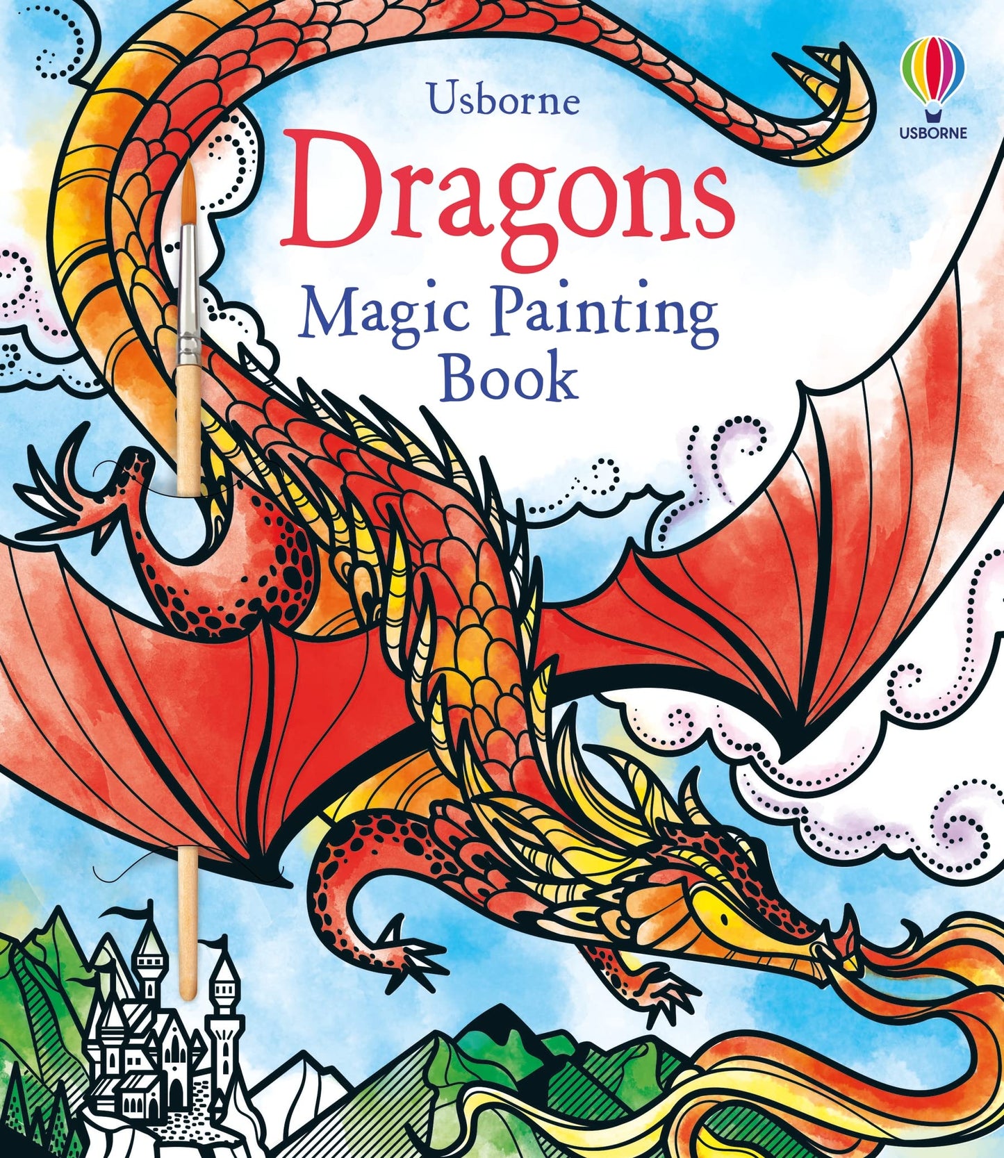 DRAGONS MAGIC PAINTING BOOK book cover
