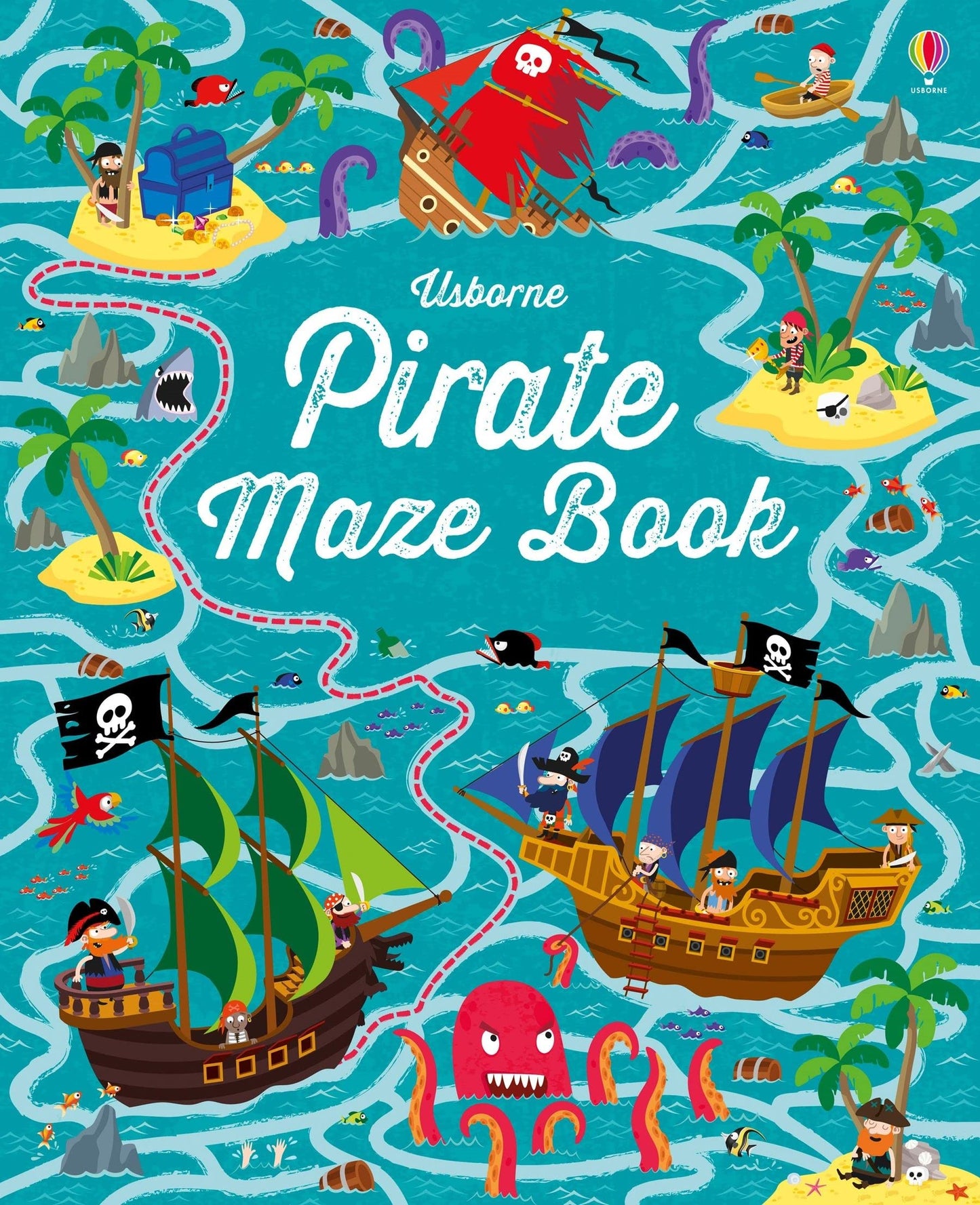 PIRATE MAZE BOOK book cover