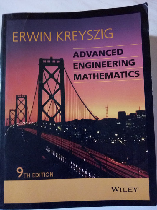 Advanced Engineering Mathematics 9th Edition by Erwin Kreyszig