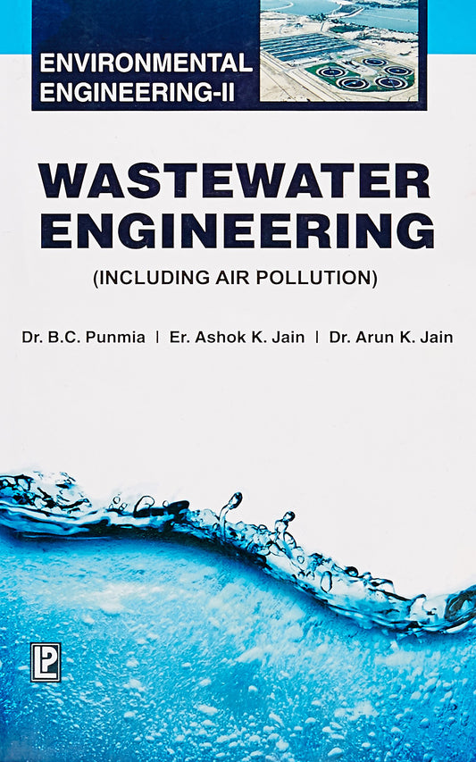 Wastewater Engineering ( Including Air Pollution ) by B.C. Punmia book cover