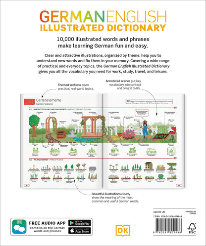 German English Illustrated Dictionary: A Bilingual Visual Guide to Over 10,000 German Words and Phrases
