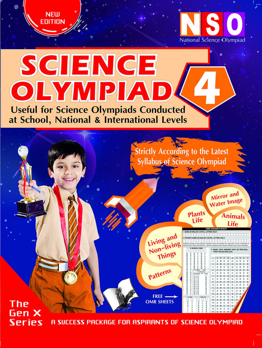 National Science Olympiad - Class 4 (With OMR Sheets) by SHIKHA GUPTA (Author) book cover