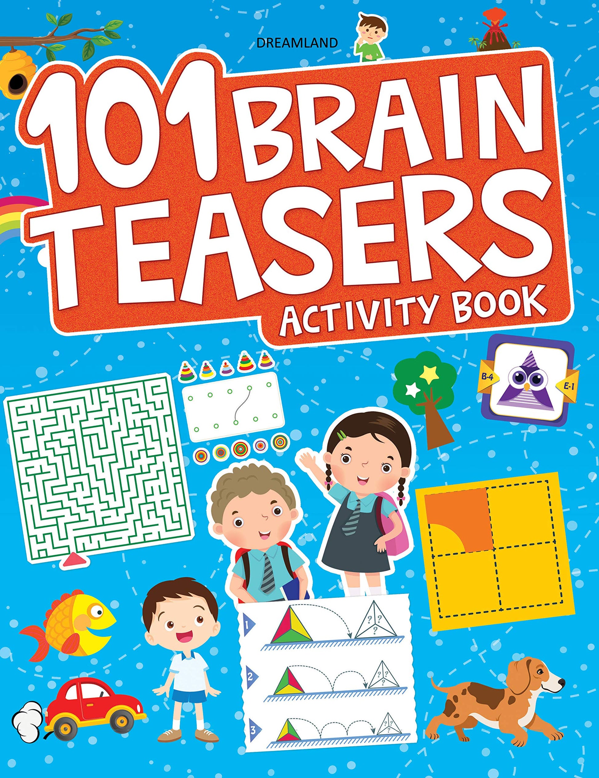 101 Brain Teasers Activity Book book cover