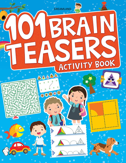 101 Brain Teasers Activity Book book cover