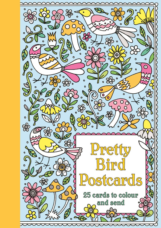 PRETTY BIRD POSTCARDS book cover