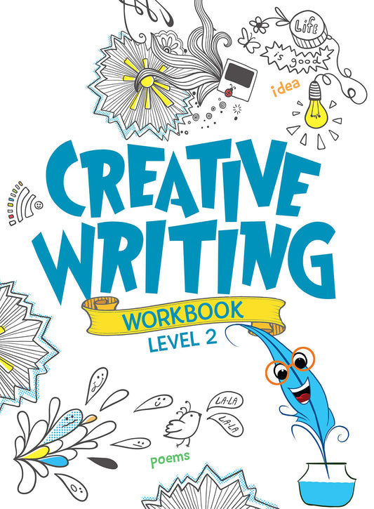 Creative Writing Workbook Grade 2 by Om Books Editorial Team (Author) book cover