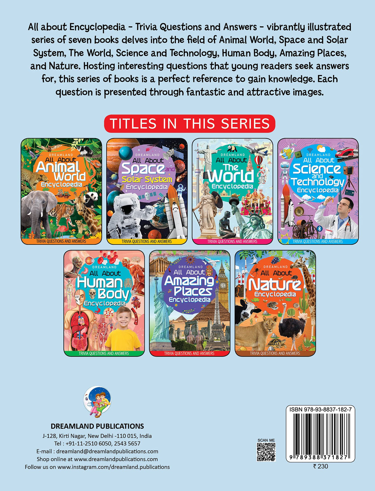 The World Encyclopedia for Children Age 5 - 15 Years- All About Trivia Questions and Answers