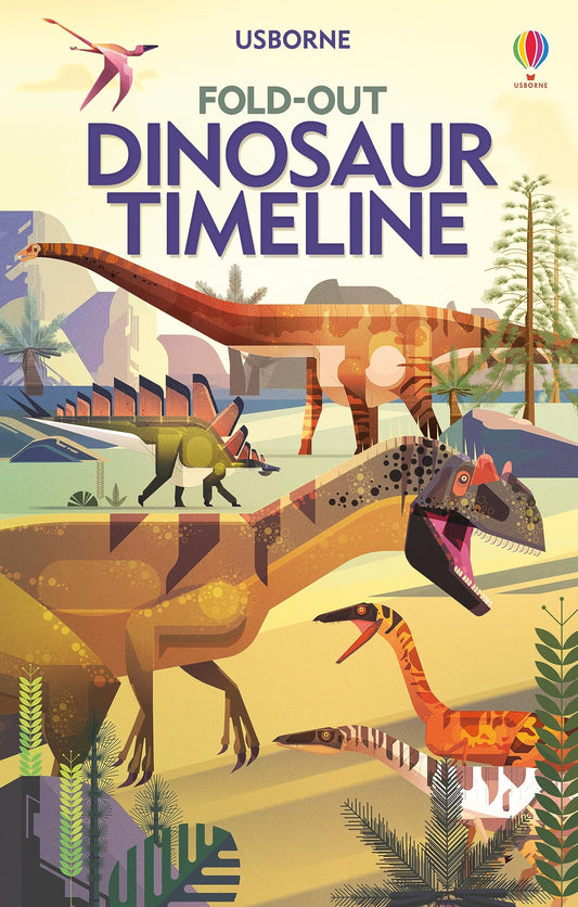Fold Out Dinosuar Timeline book cover
