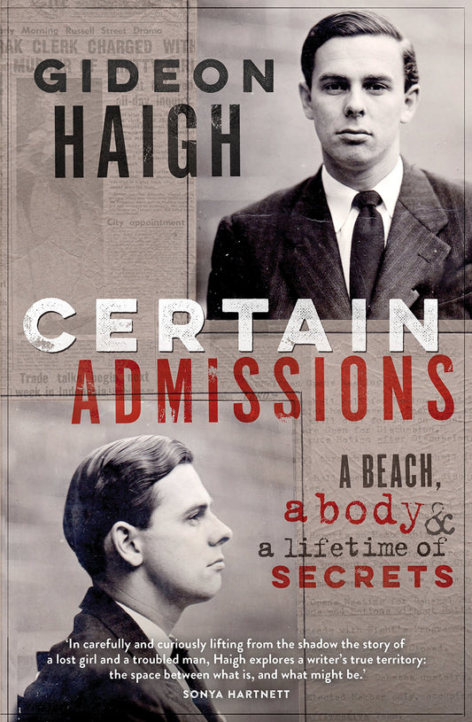 Certain Admissions : A Beach, a Body and book cover