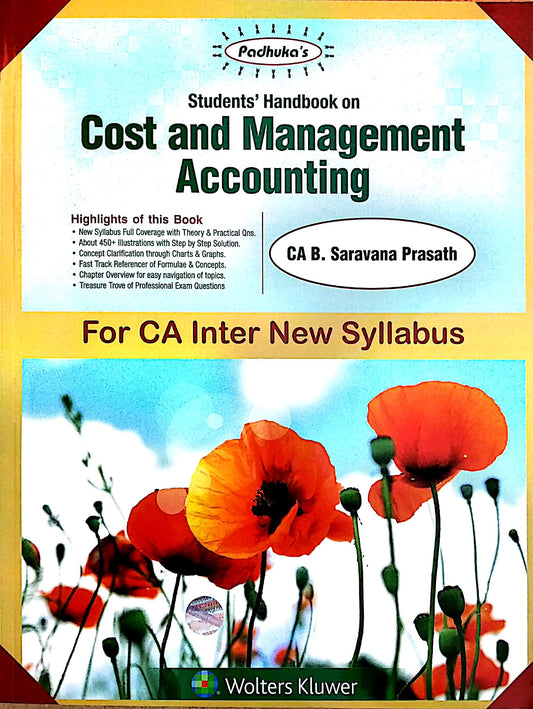 PADHUKAS STUDENTS HANDBOOK ON COST AND MANAGEMENT ACCOUNTING, 2E book cover