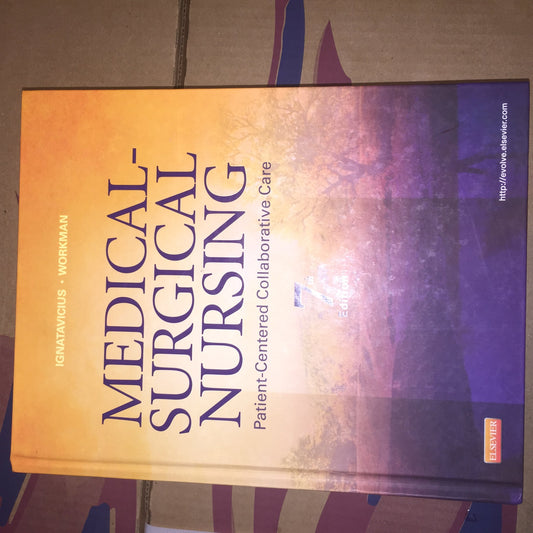 Medical-Surgical Nursing: Patient-Centered Collaborative Care, book cover