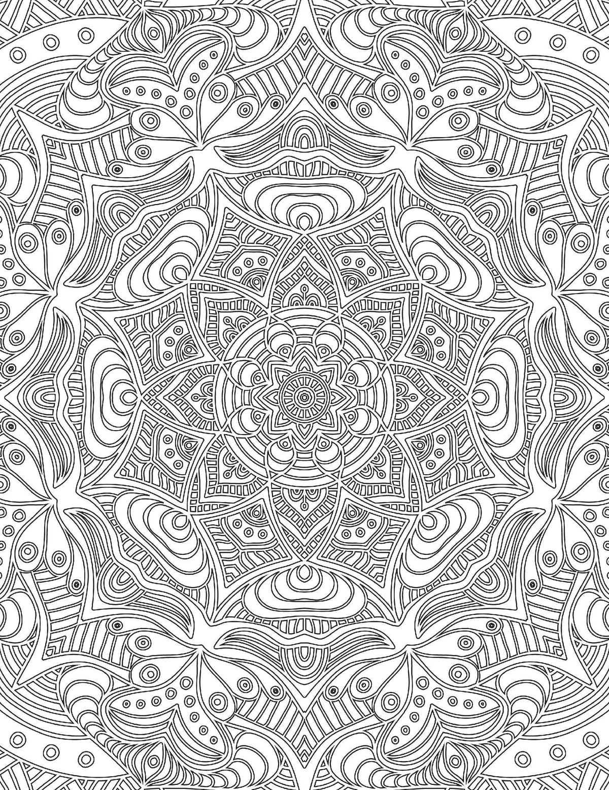 Mandala Adult Colouring Book for Adults | Beautiful Mandalas & Geometric Patterns to Relieve Stress, Improve Focus, Encourage Mindfulness and Inspire Creative Artistic Expression